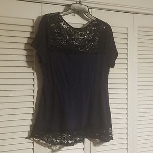 Navy Torrid blouse